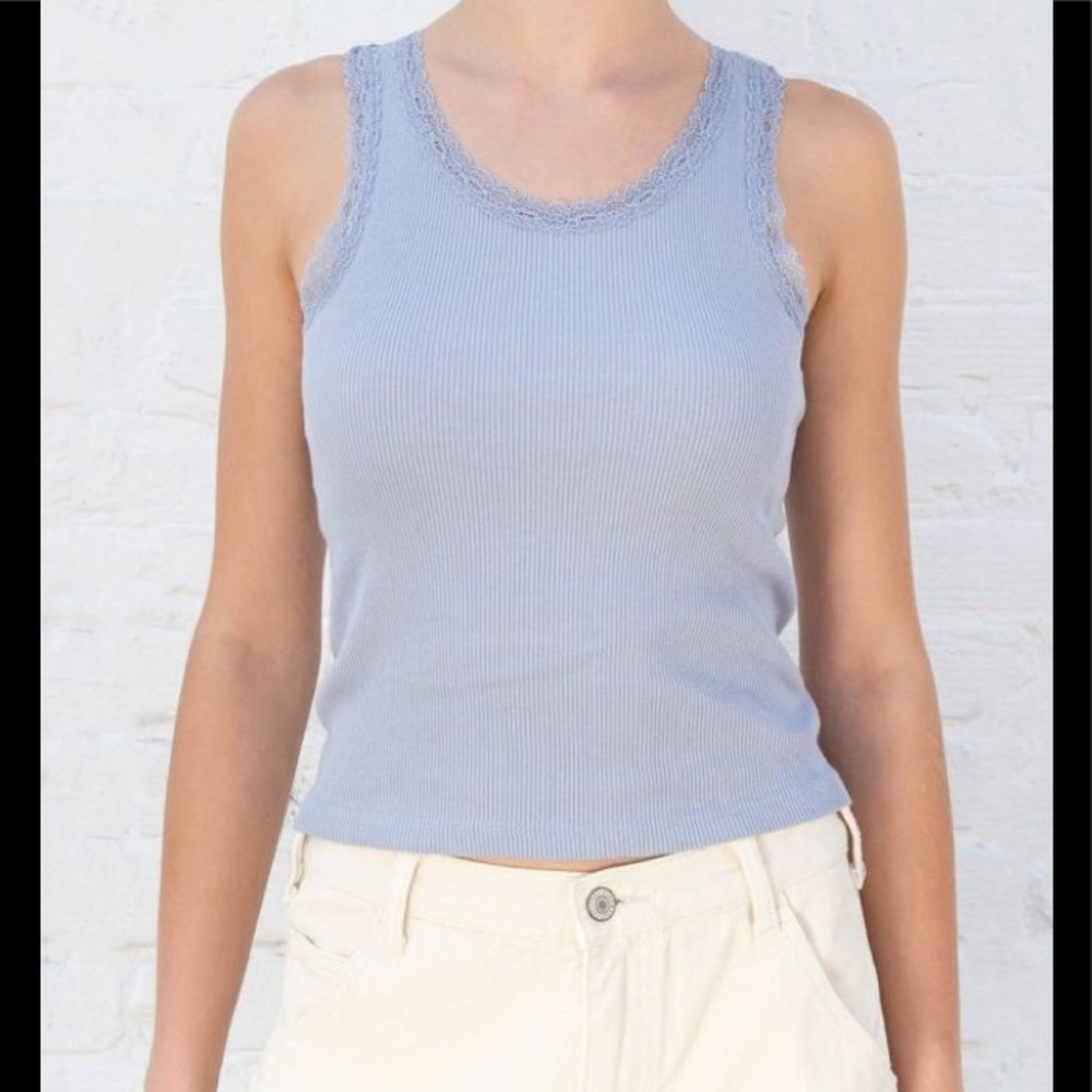 Ronnie rib lace tank